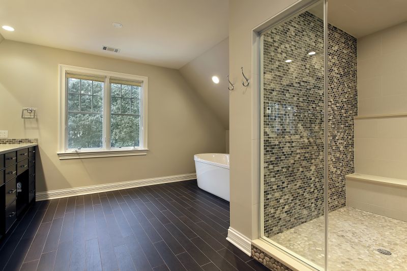 Walk-In Shower with Tiles